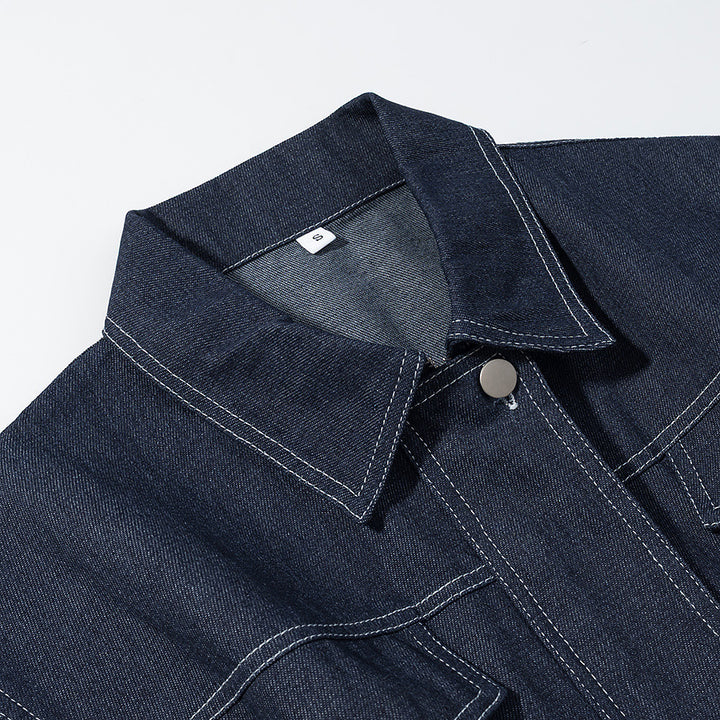 Dams fashionable denim jacket with practical pockets and casual cut Mirla-Eva Jonsson