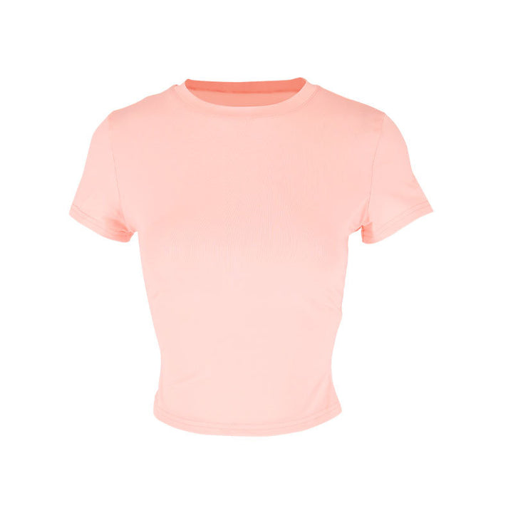Dams figurtight Crop-Top med rund halsringning och elastiskt material Mirla-Eva Jonsson