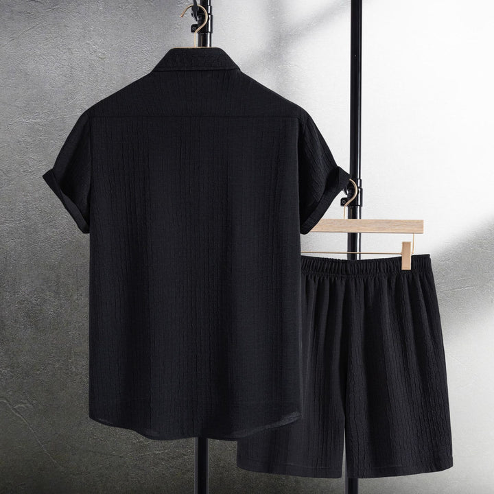 Dams fritidsdräkt med korta ärmar och elastiska shorts Mirla-Eva Jonsson