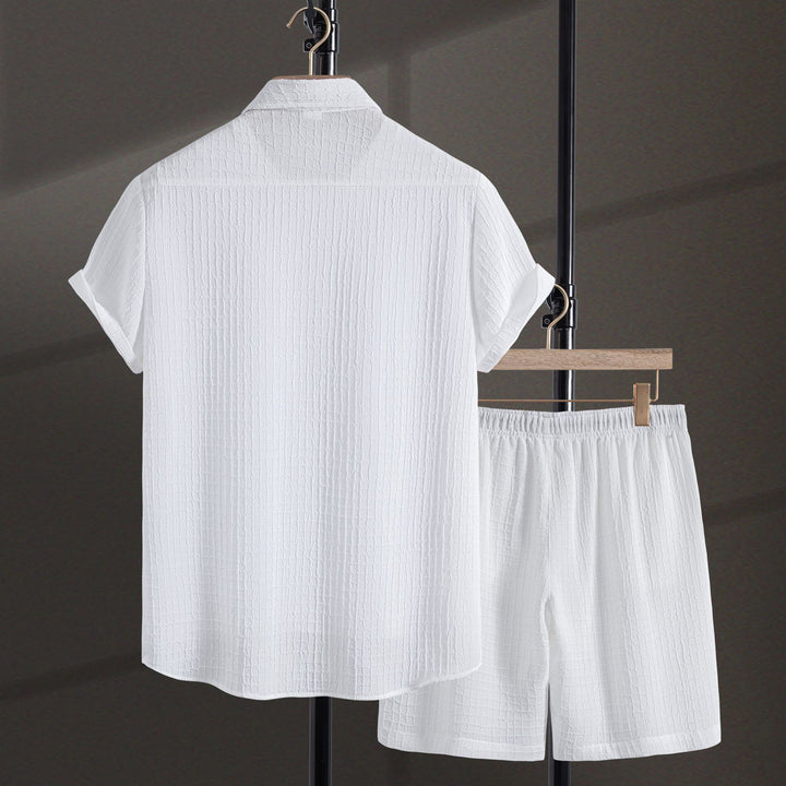Dams fritidsdräkt med korta ärmar och elastiska shorts Mirla-Eva Jonsson