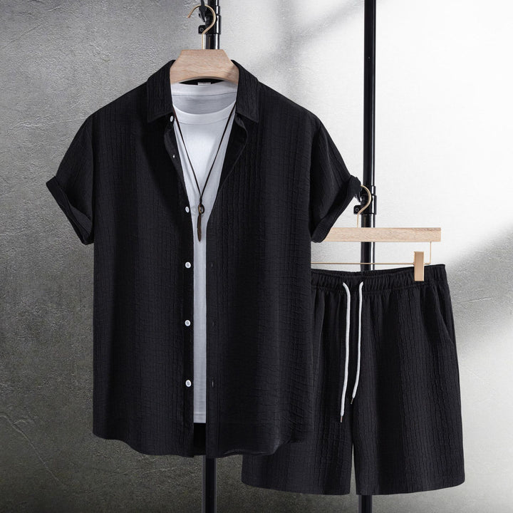 Dams fritidsdräkt med korta ärmar och elastiska shorts Mirla-Eva Jonsson