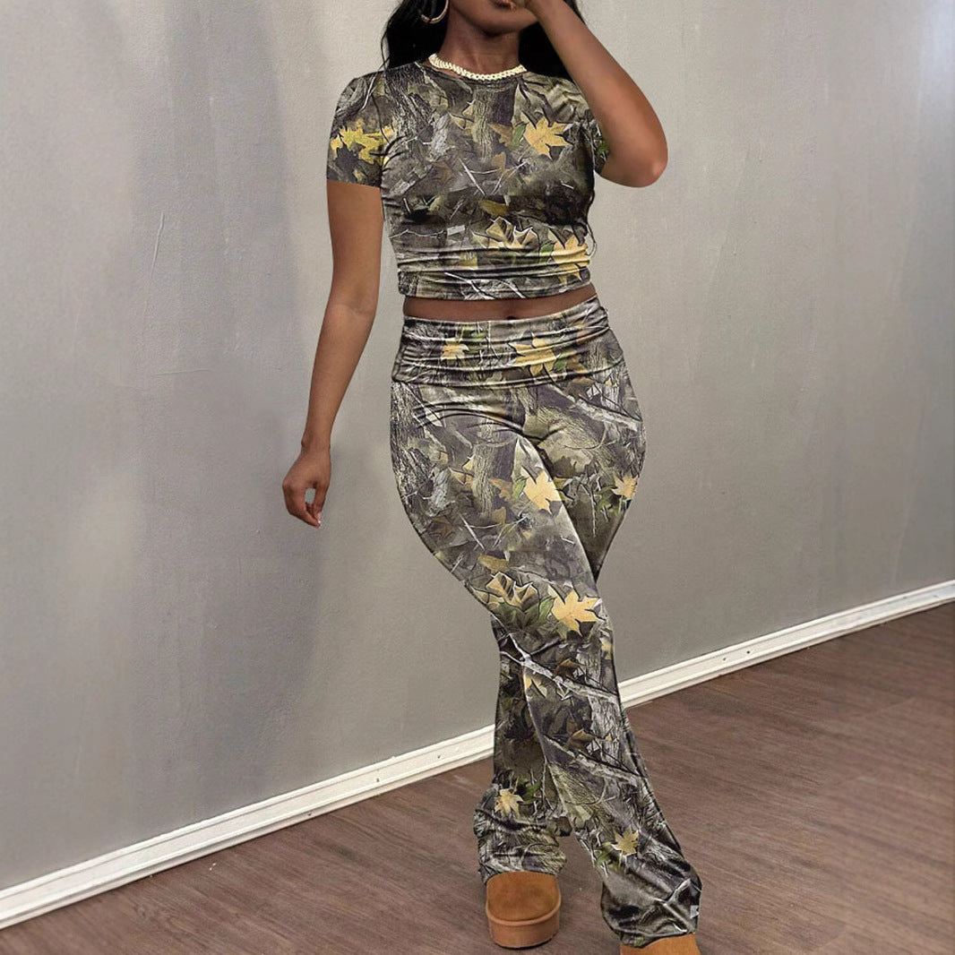 Dams fritidsset i camouflage-design Mirla-Eva Jonsson