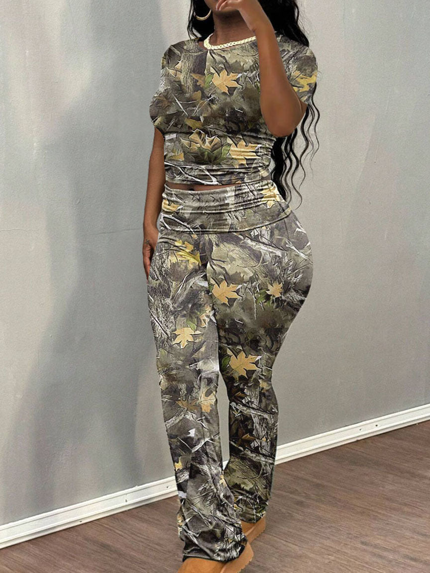 Dams fritidsset i camouflage-design Mirla-Eva Jonsson