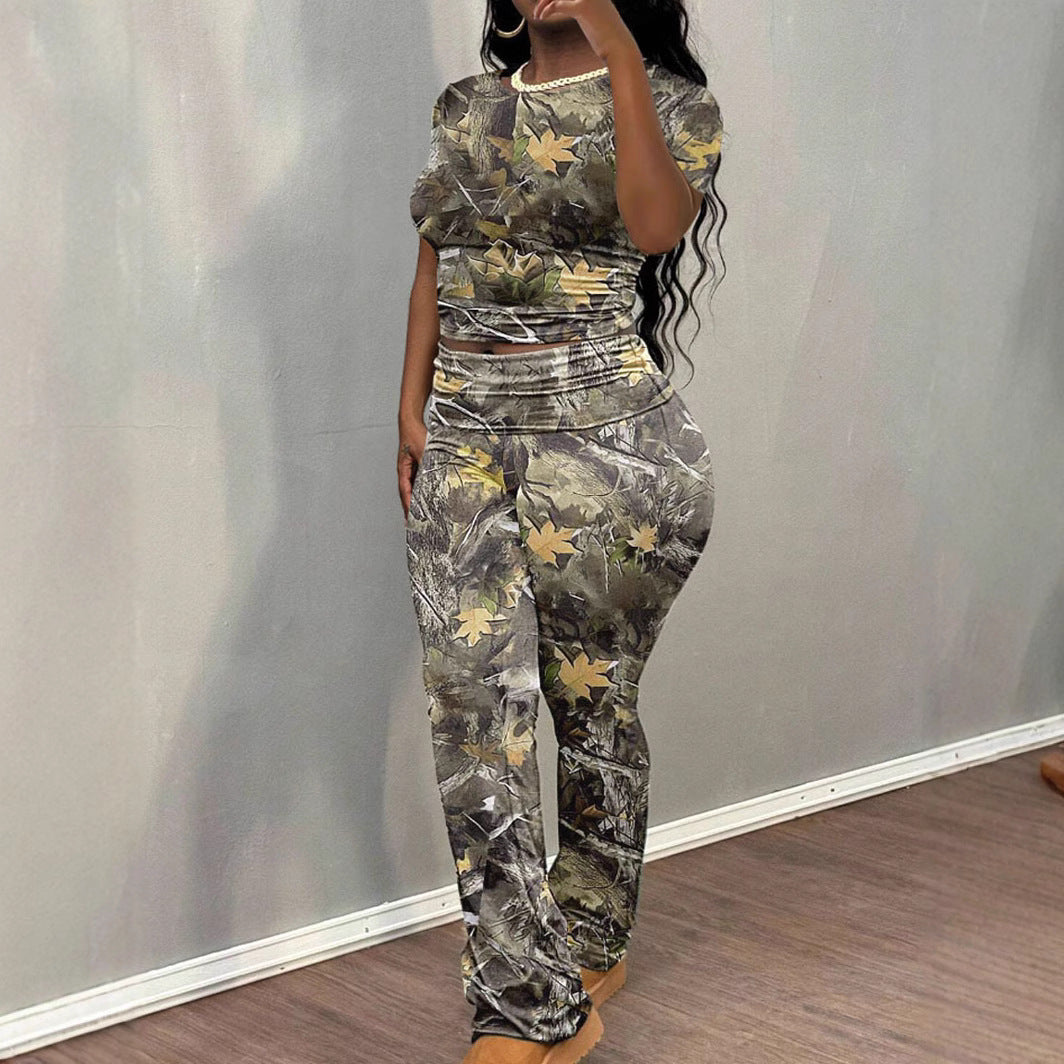 Dams fritidsset i camouflage-design Mirla-Eva Jonsson