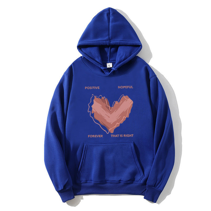 Dams hoodie med inspirerande hjärtmotiv Mirla-Eva Jonsson