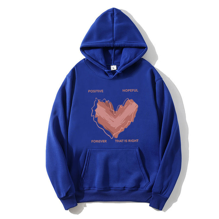Dams hoodie med inspirerande hjärtmotiv Mirla-Eva Jonsson