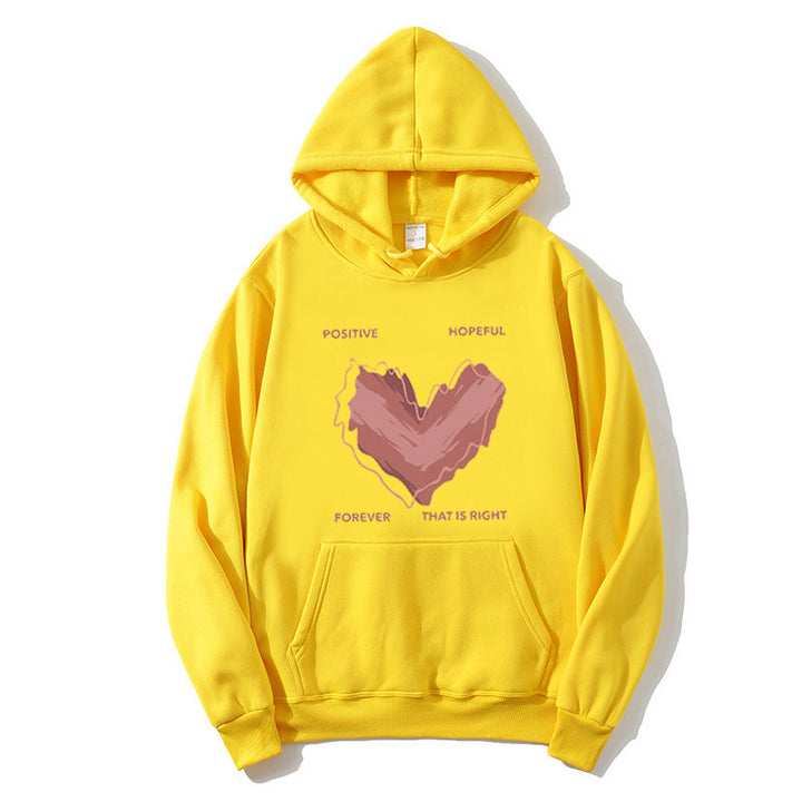Dams hoodie med inspirerande hjärtmotiv Mirla-Eva Jonsson