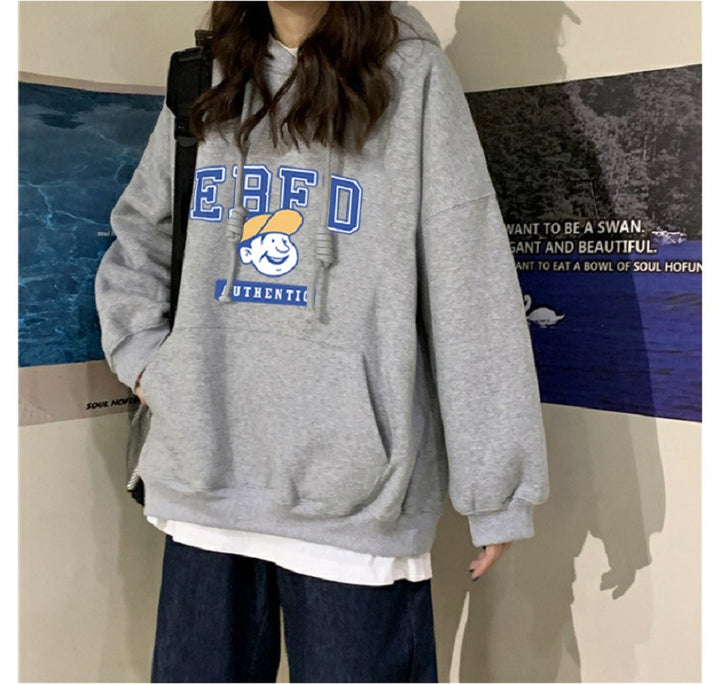 Dams hoodie med unikt logotryck Mirla-Eva Jonsson