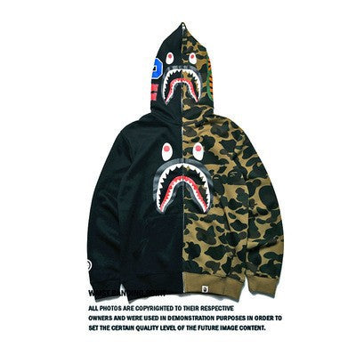 Dams hoodiejacka med modern kamouflage-design och högkvalitativ bomullsblandning Mirla-Eva Jonsson