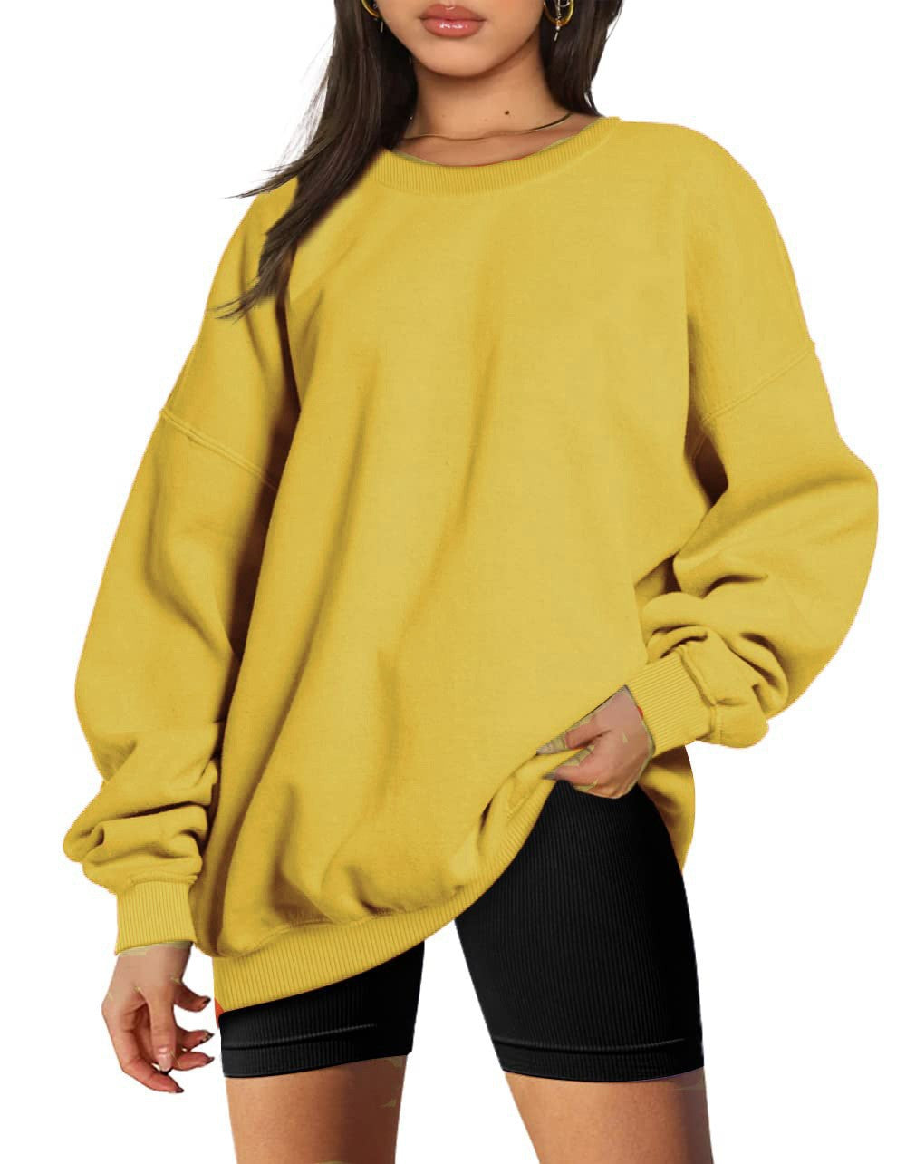 Dams oversized Sweatshirt med lösa ärmar Mirla-Eva Jonsson