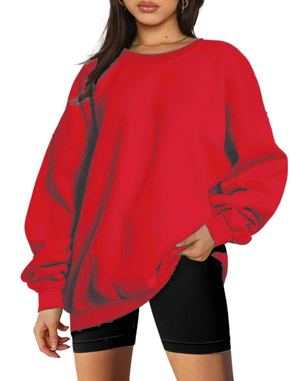 Dams oversized Sweatshirt med lösa ärmar Mirla-Eva Jonsson