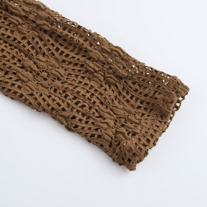 Dams stickad rullkragepullover Mirla-Eva Jonsson