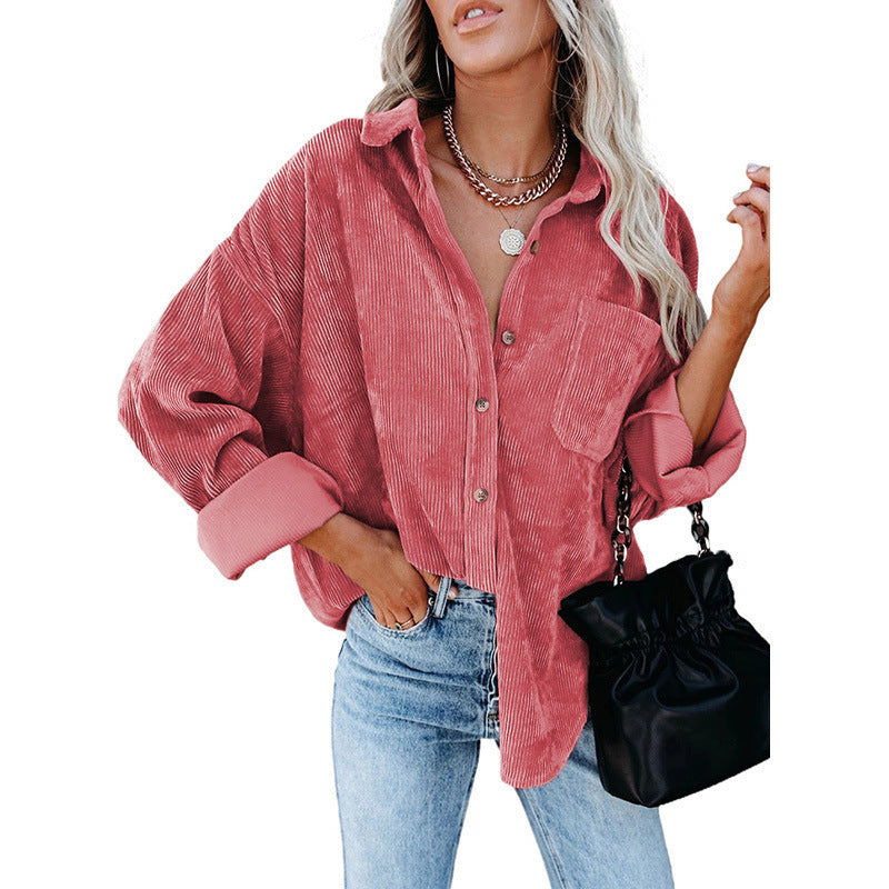 Damscasual cord skjorta blus Eva Jonsson-Eva Jonsson