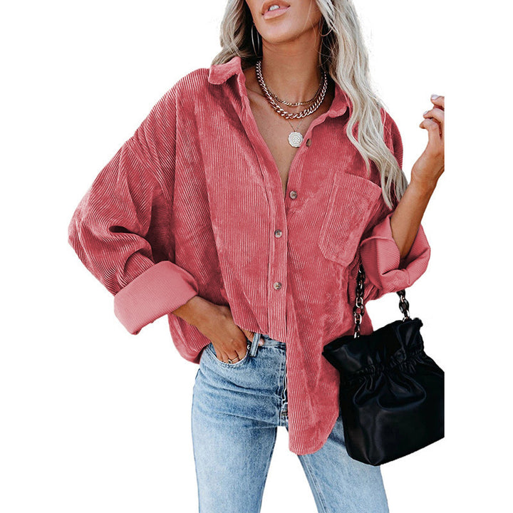 Damscasual cord skjorta blus Eva Jonsson-Eva Jonsson