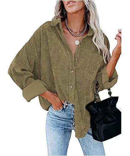 Damscasual cord skjorta blus Eva Jonsson-Eva Jonsson
