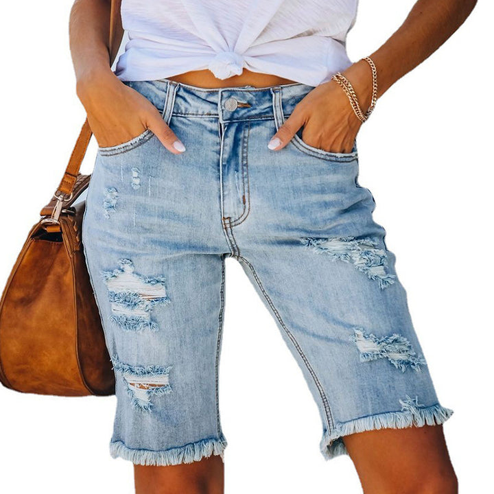 Damsjeansshorts Eva Jonsson-Eva Jonsson