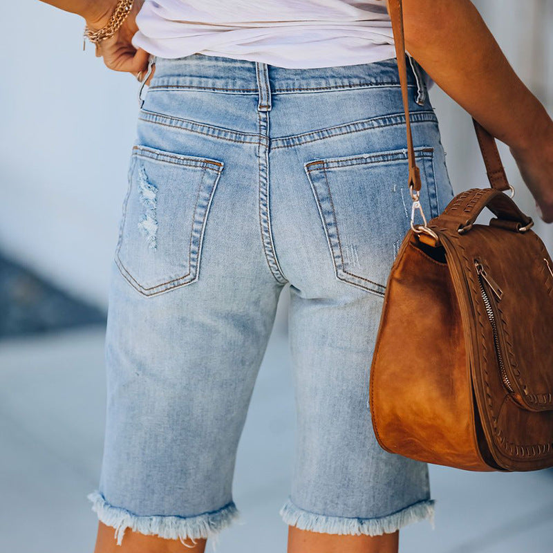 Damsjeansshorts Eva Jonsson-Eva Jonsson