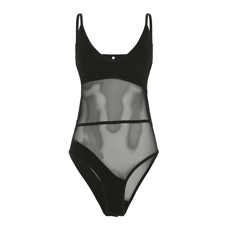 Damsk bodysuit med elegant spetsdetalj Mirla-Eva Jonsson