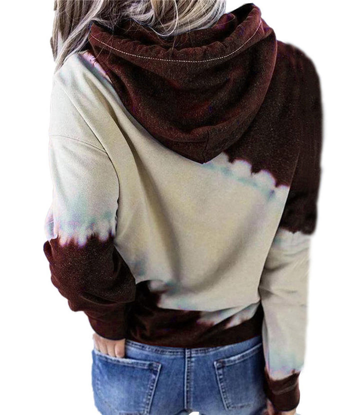 Damsk hoodie med modern färgövergång och bekväm passform Eva Jonsson-Eva Jonsson