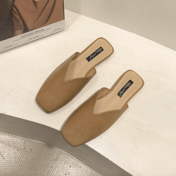 Damska Mode Mules med Elegant V-ringning Mirla-Eva Jonsson