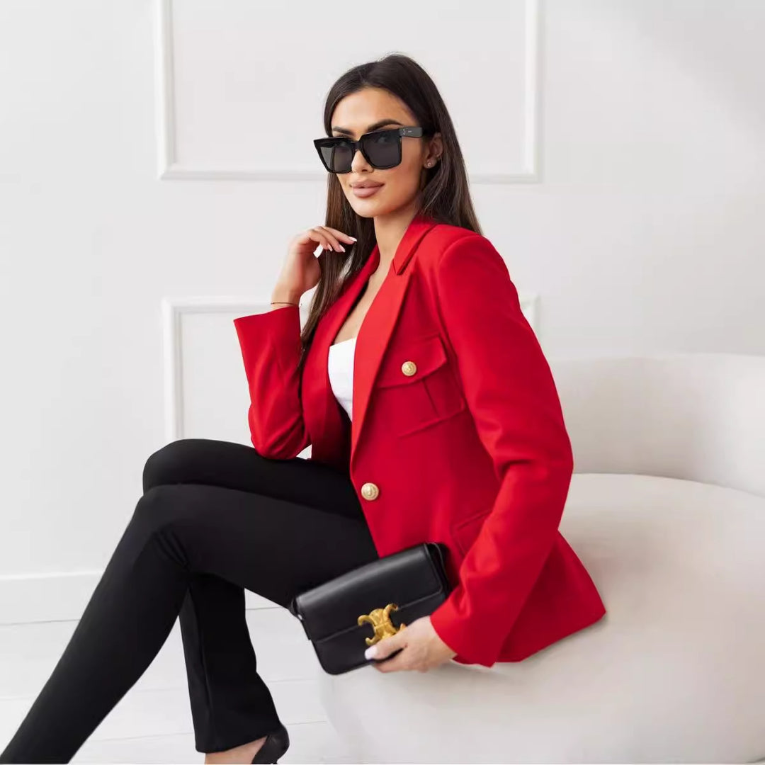 Damska affärsblazer med eleganta detaljer Mirla-Eva Jonsson