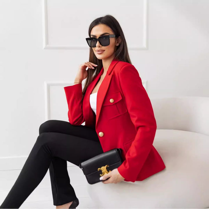 Damska affärsblazer med eleganta detaljer Mirla-Eva Jonsson