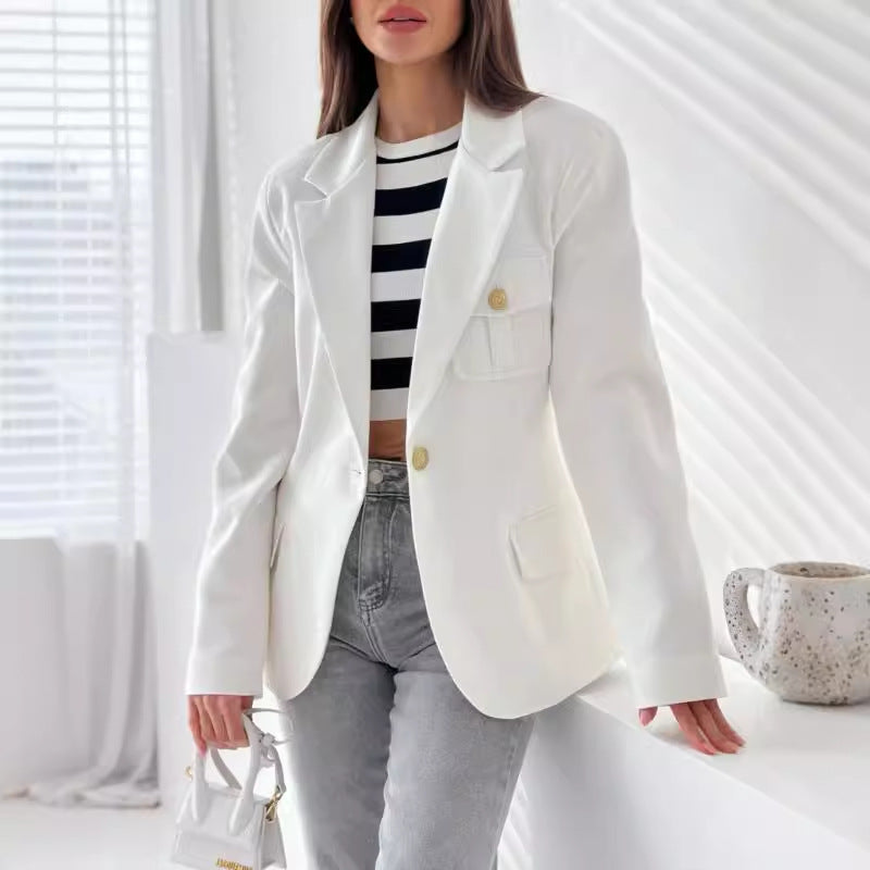 Damska affärsblazer med eleganta detaljer Mirla-Eva Jonsson
