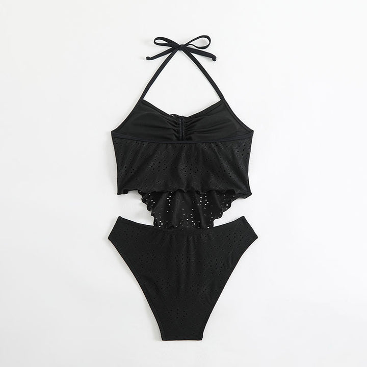 Damska bikini-set med voluminös överdel och klassisk bikiniunderdel Mirla-Eva Jonsson