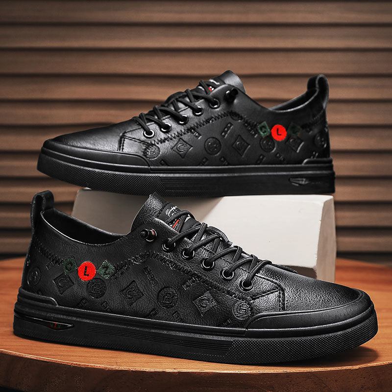 Damska fashion sneakers med strukturerat övre material Mirla-Eva Jonsson