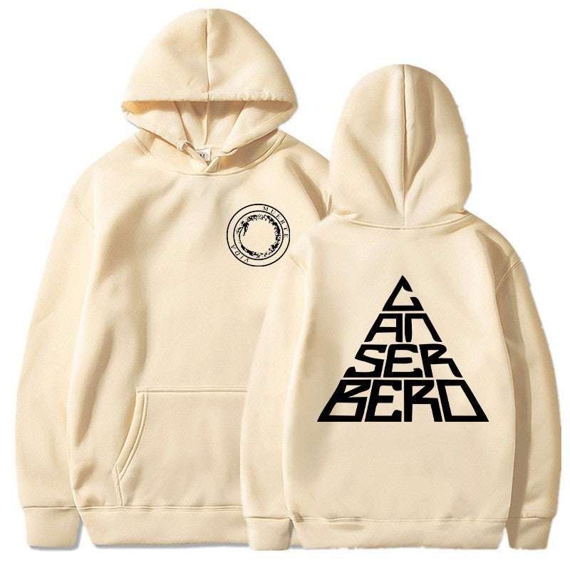 Damska hoodie med kreativ grafisk design och bekväm passform Mirla-Eva Jonsson