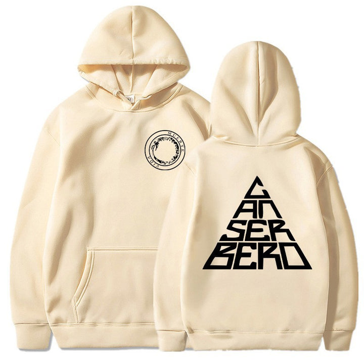 Damska hoodie med kreativ grafisk design och bekväm passform Mirla-Eva Jonsson
