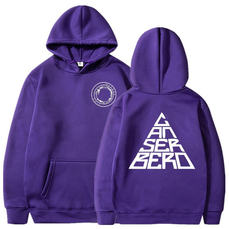 Damska hoodie med kreativ grafisk design och bekväm passform Mirla-Eva Jonsson