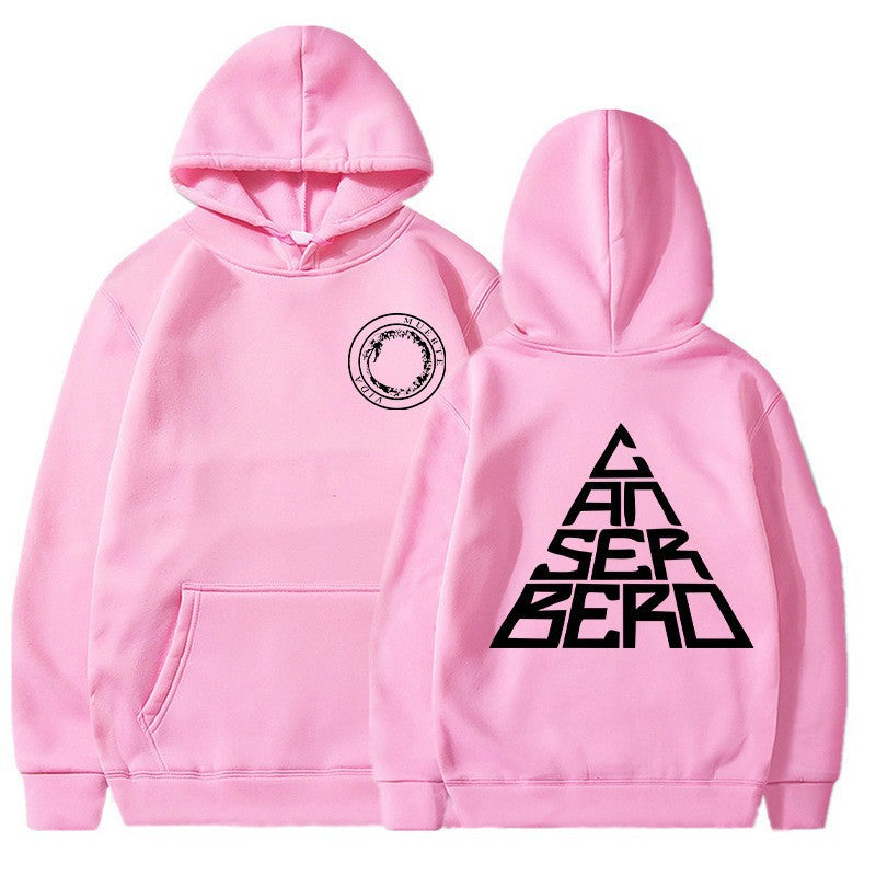 Damska hoodie med kreativ grafisk design och bekväm passform Mirla-Eva Jonsson