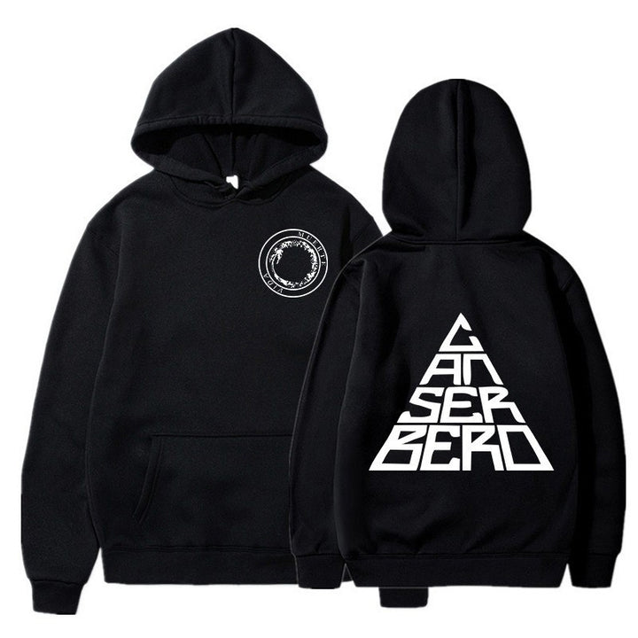 Damska hoodie med kreativ grafisk design och bekväm passform Mirla-Eva Jonsson