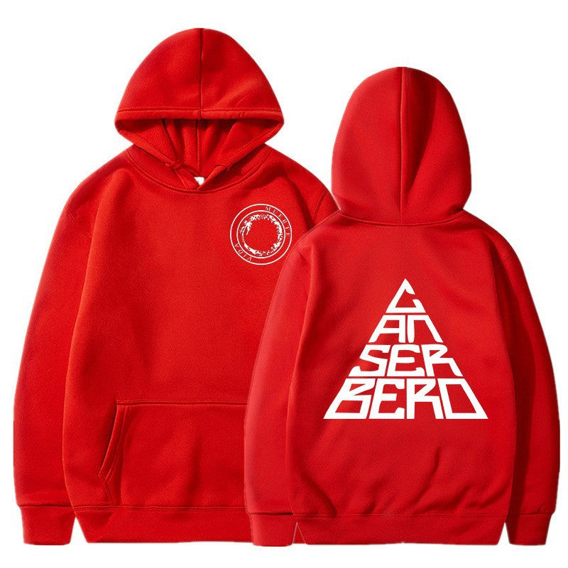 Damska hoodie med kreativ grafisk design och bekväm passform Mirla-Eva Jonsson