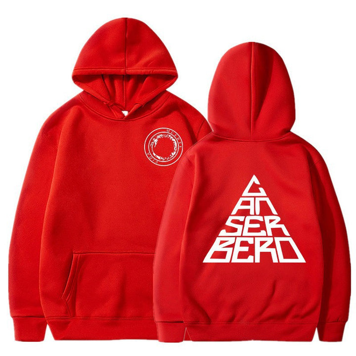 Damska hoodie med kreativ grafisk design och bekväm passform Mirla-Eva Jonsson