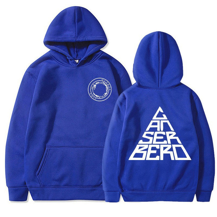 Damska hoodie med kreativ grafisk design och bekväm passform Mirla-Eva Jonsson