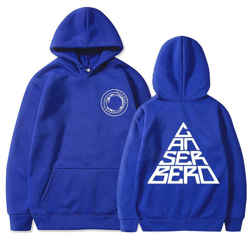 Damska hoodie med kreativ grafisk design och bekväm passform Mirla-Eva Jonsson