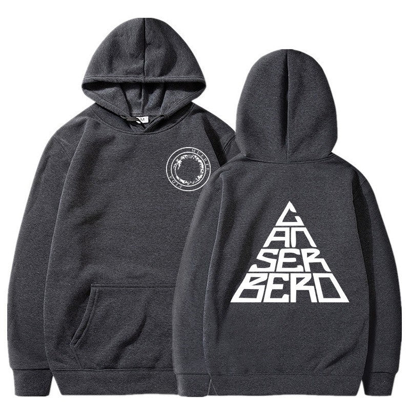 Damska hoodie med kreativ grafisk design och bekväm passform Mirla-Eva Jonsson