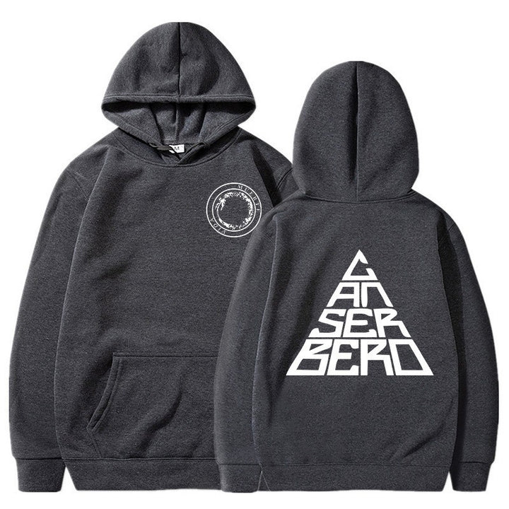 Damska hoodie med kreativ grafisk design och bekväm passform Mirla-Eva Jonsson