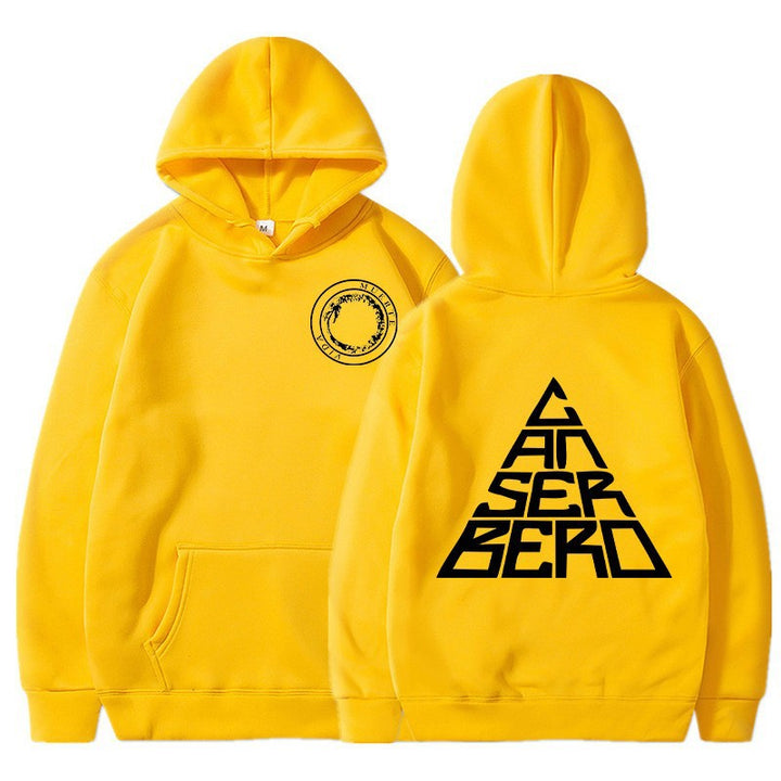 Damska hoodie med kreativ grafisk design och bekväm passform Mirla-Eva Jonsson