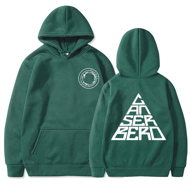 Damska hoodie med kreativ grafisk design och bekväm passform Mirla-Eva Jonsson