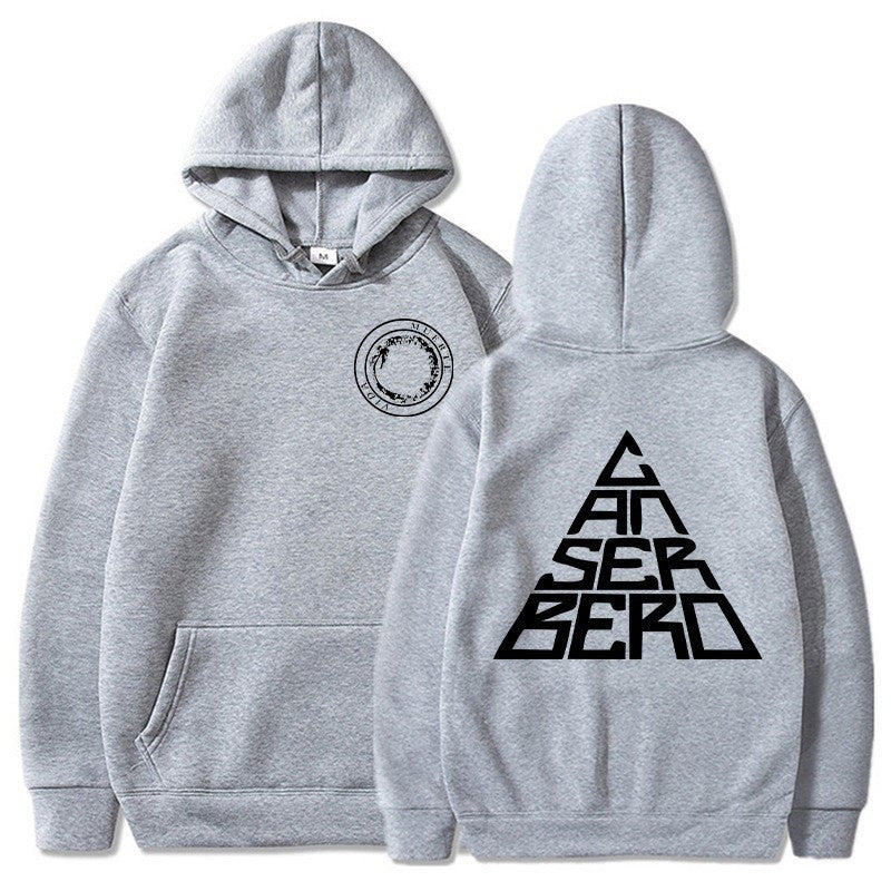 Damska hoodie med kreativ grafisk design och bekväm passform Mirla-Eva Jonsson