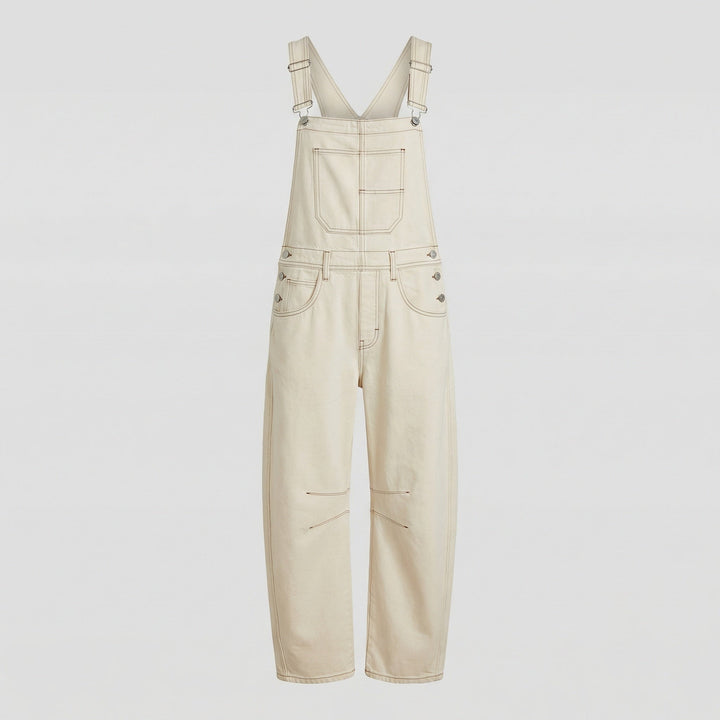 Damska jeans overall med justerbara axelremmar och fickor-Eva Jonsson