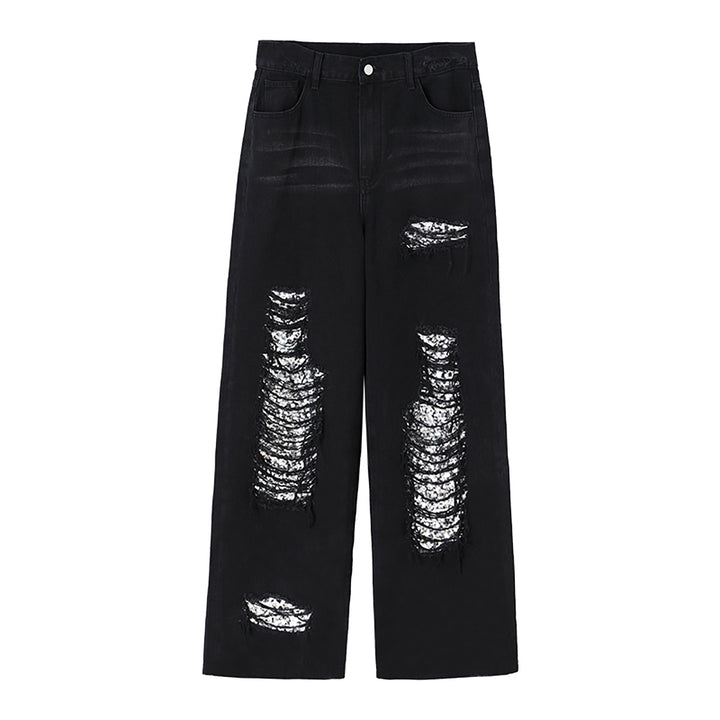 Damska modiga Baggy-jeans med trendiga Destroyed-detaljer Mirla-Eva Jonsson