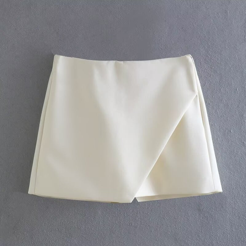 Damska modische Wickel-Shorts aus hochwertigem, elastischem Material Mirla-Eva Jonsson