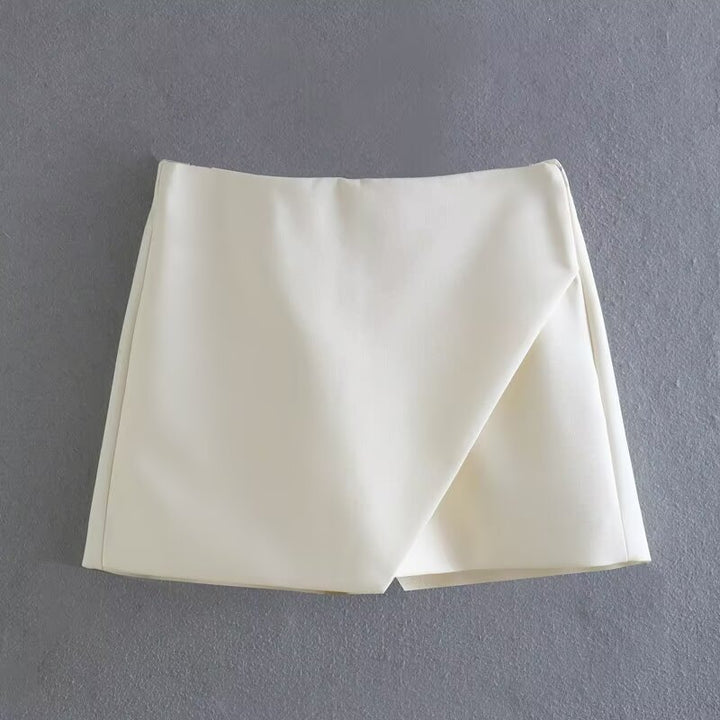 Damska modische Wickel-Shorts aus hochwertigem, elastischem Material Mirla-Eva Jonsson