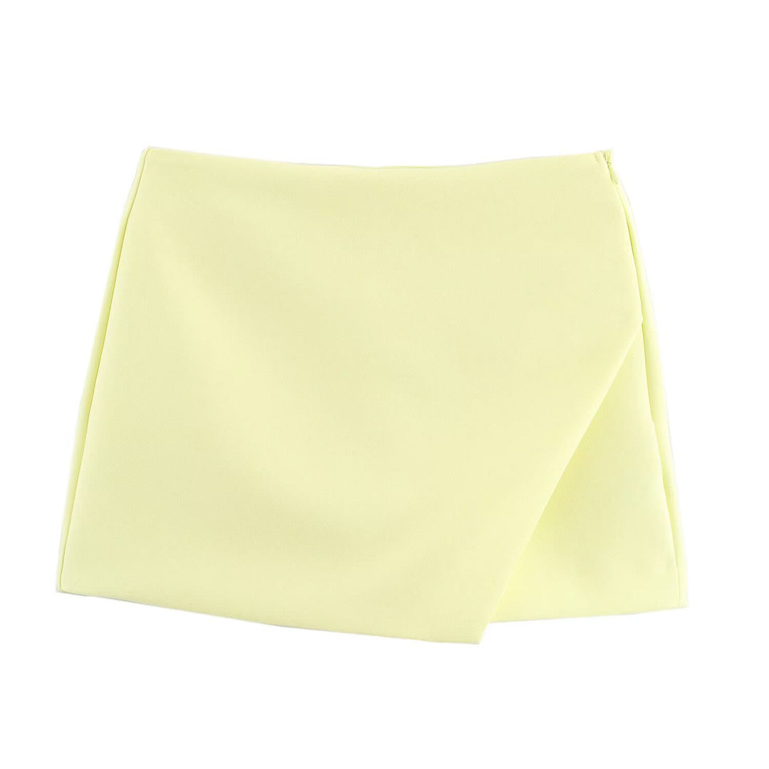 Damska modische Wickel-Shorts aus hochwertigem, elastischem Material Mirla-Eva Jonsson