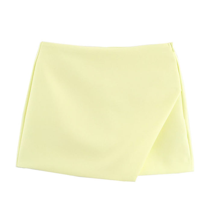 Damska modische Wickel-Shorts aus hochwertigem, elastischem Material Mirla-Eva Jonsson