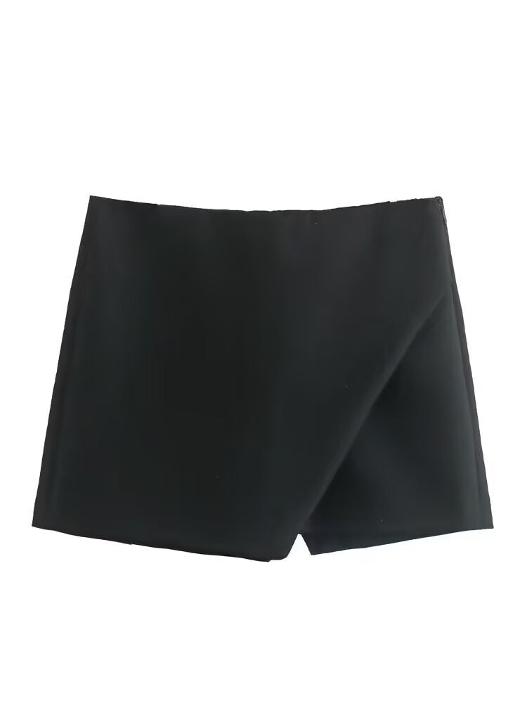 Damska modische Wickel-Shorts aus hochwertigem, elastischem Material Mirla-Eva Jonsson